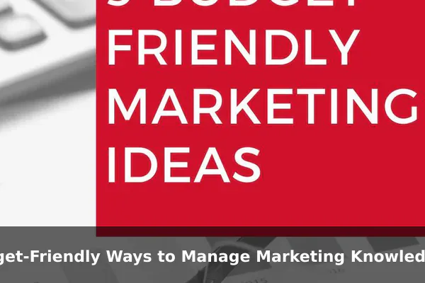 Budget-Friendly Ways to Manage Marketing Knowledge Without Losing Quality