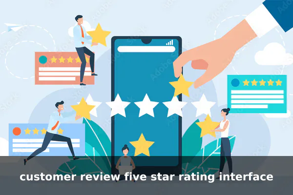 customer review five star rating interface