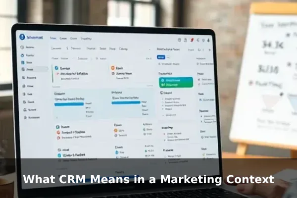 What CRM Means in a Marketing Context