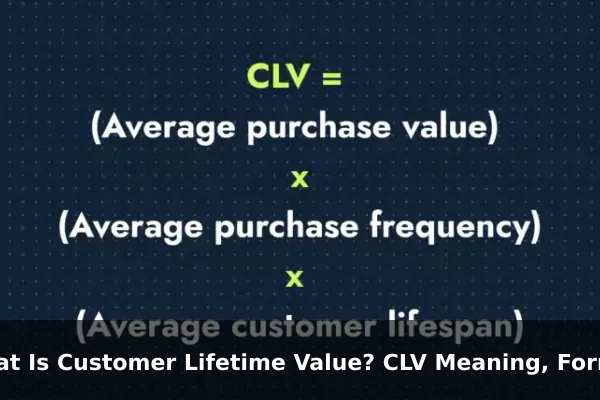 What Is Customer Lifetime Value? CLV Meaning, Formula, and Examples