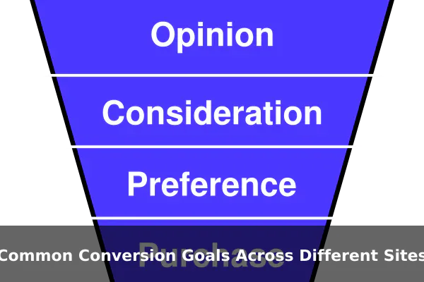 Common Conversion Goals Across Different Sites