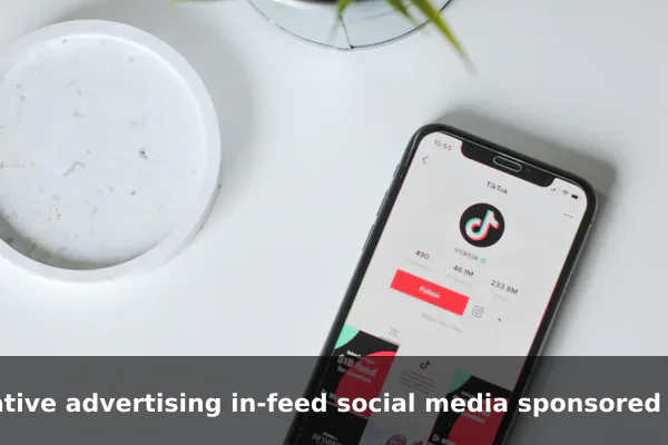 native advertising in-feed social media sponsored post