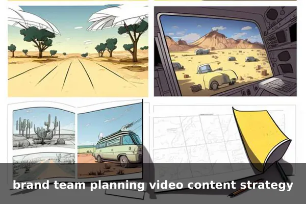 brand team planning video content strategy