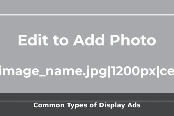 Common Types of Display Ads