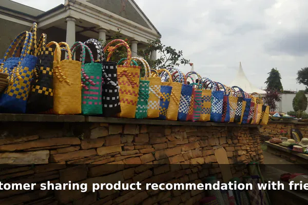 customer sharing product recommendation with friends
