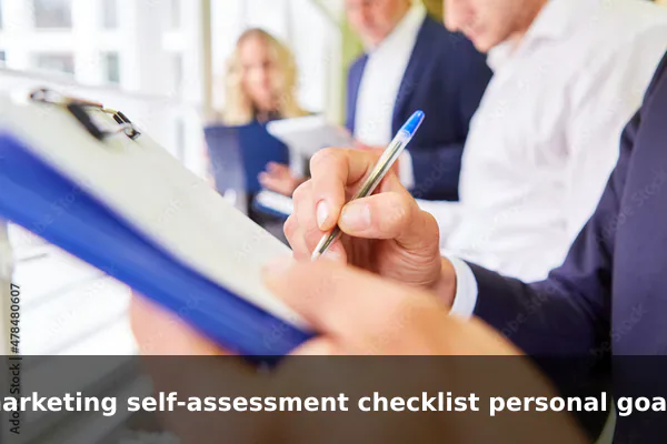 marketing self-assessment checklist personal goals
