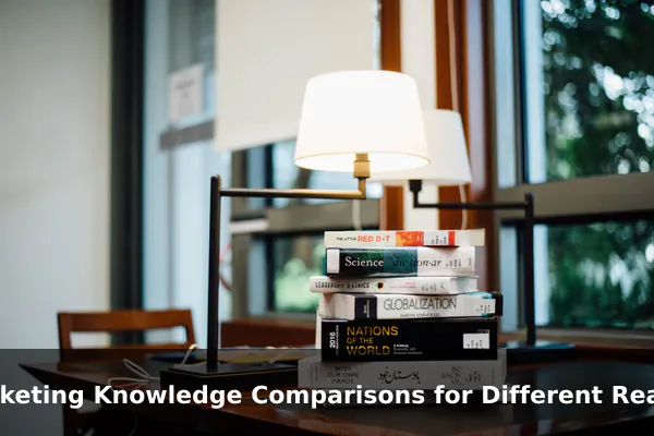 Marketing Knowledge Comparisons for Different Reader Needs